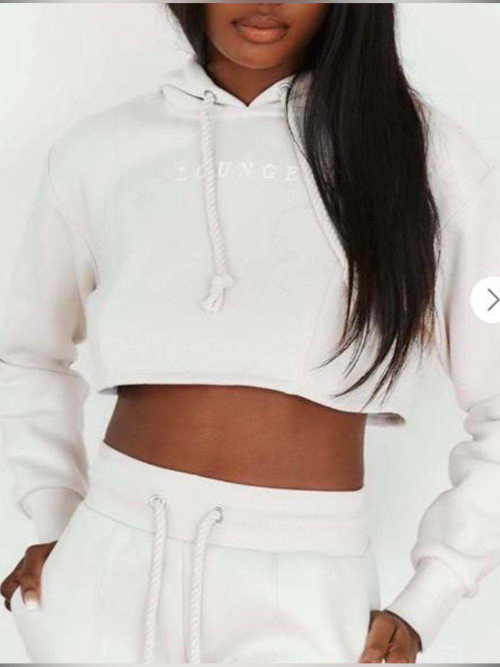 LOUNGE Cropped Hoodie